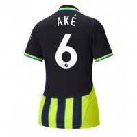 Manchester City Nathan Ake #6 Auswärtstrikot Frauen 2024-25 Kurzarm